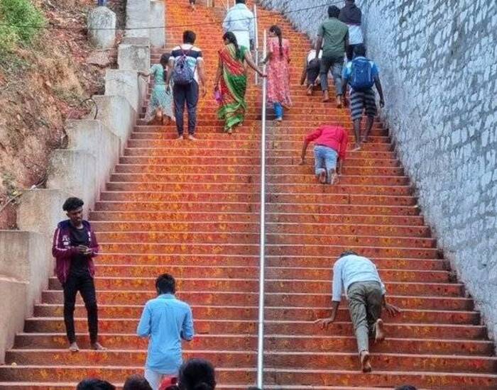 tirumala steps count